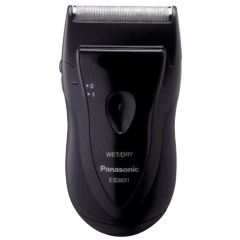 PANASONIC ES3831K Pro-curve Wet/Dry Battery Operated Travel Shaver for Men  AQ